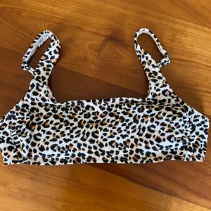 Cheetah bikini top